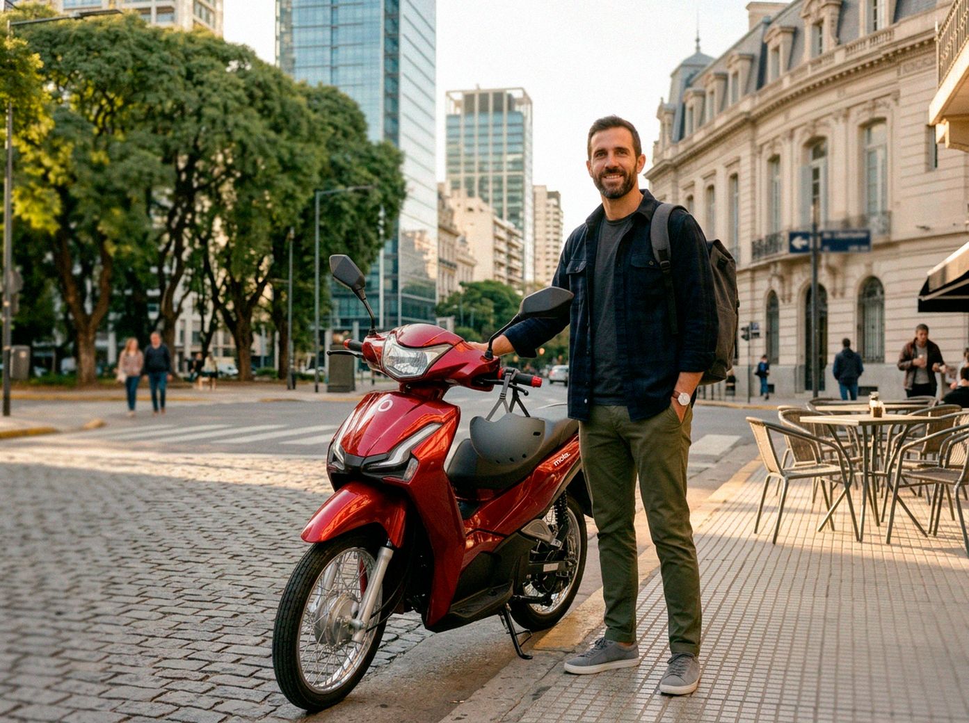 MOLA M2.1 Folk en una esquina de Buenos Aires